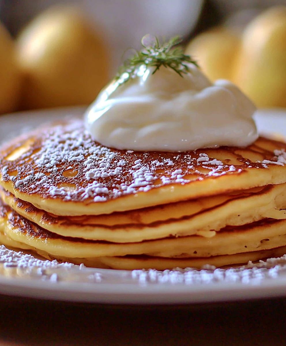 Crepes yaourt pommes