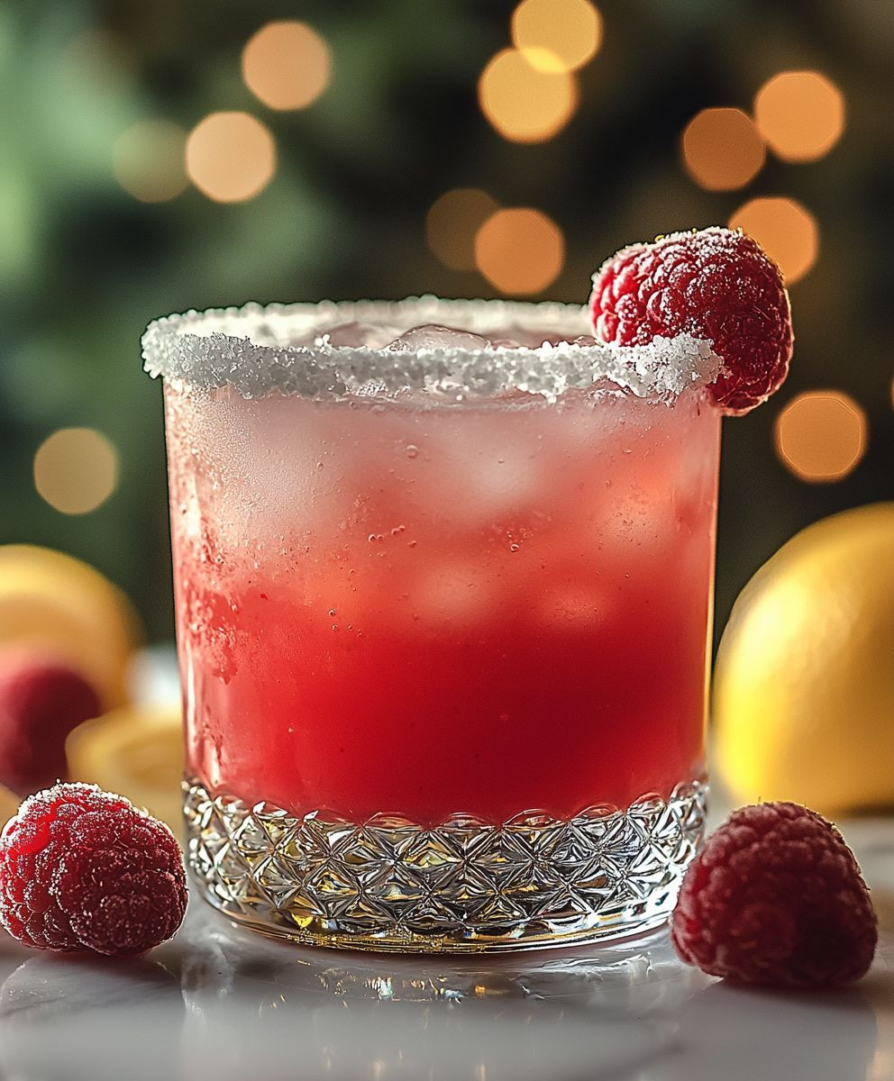 Margarita framboise sans alcool
