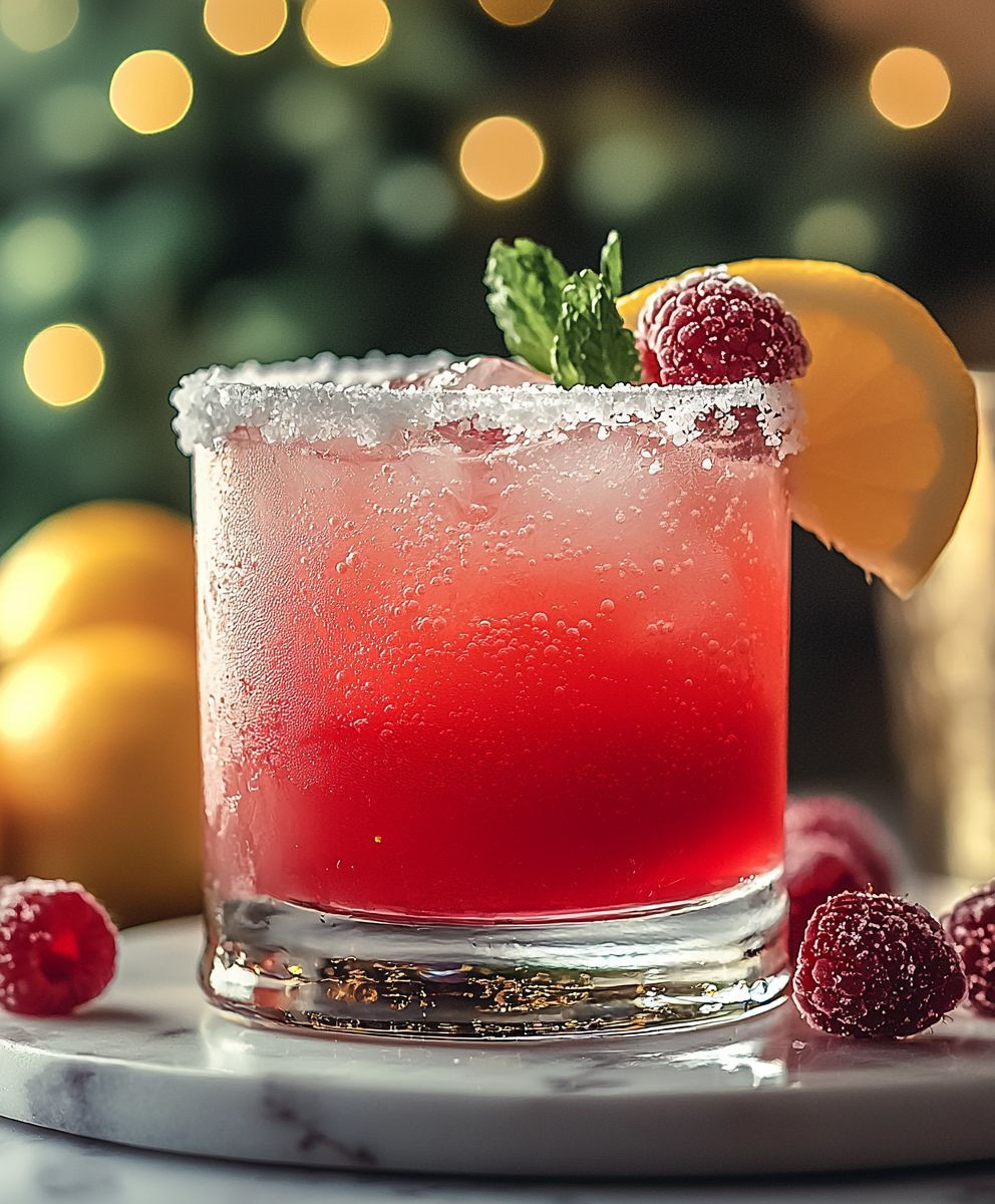 Margarita framboise sans alcool