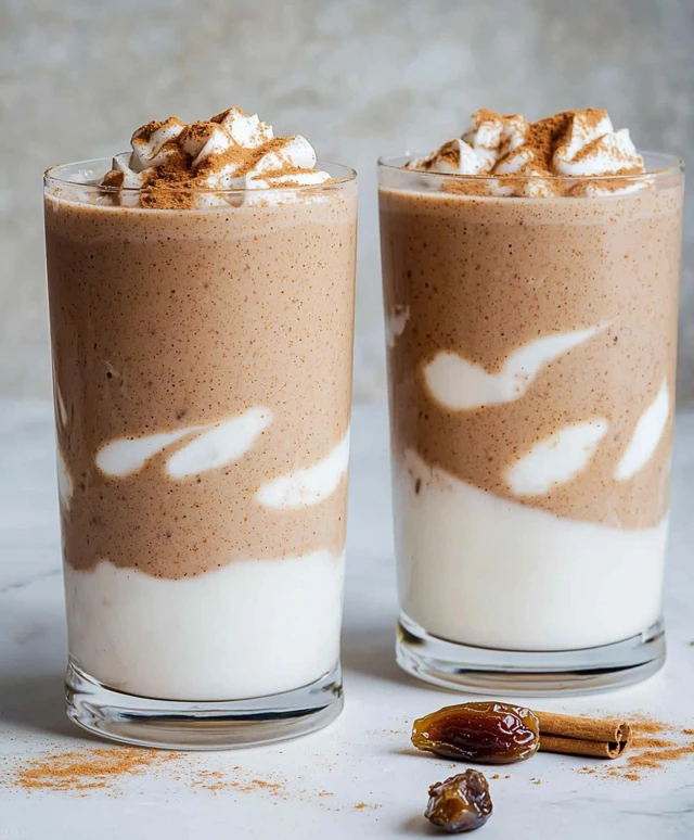 Smoothie cannelle dattes