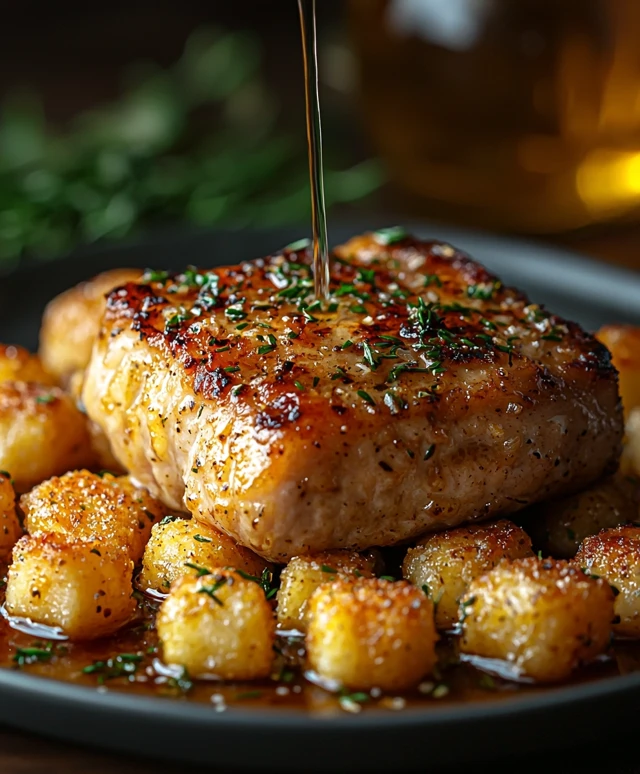 Côtelettes de porc au citron