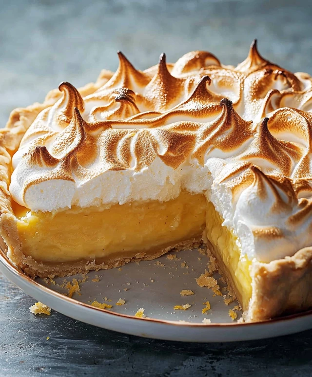 Tarte au citron meringuée