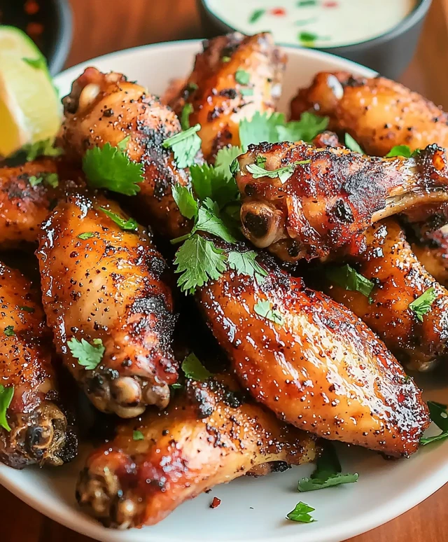 Ailes de poulet poivre noir