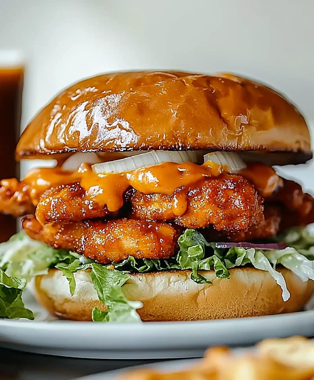 Sandwich au poulet Buffalo