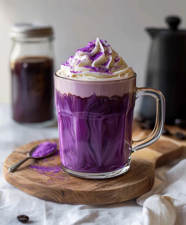 Café à l'igname violette