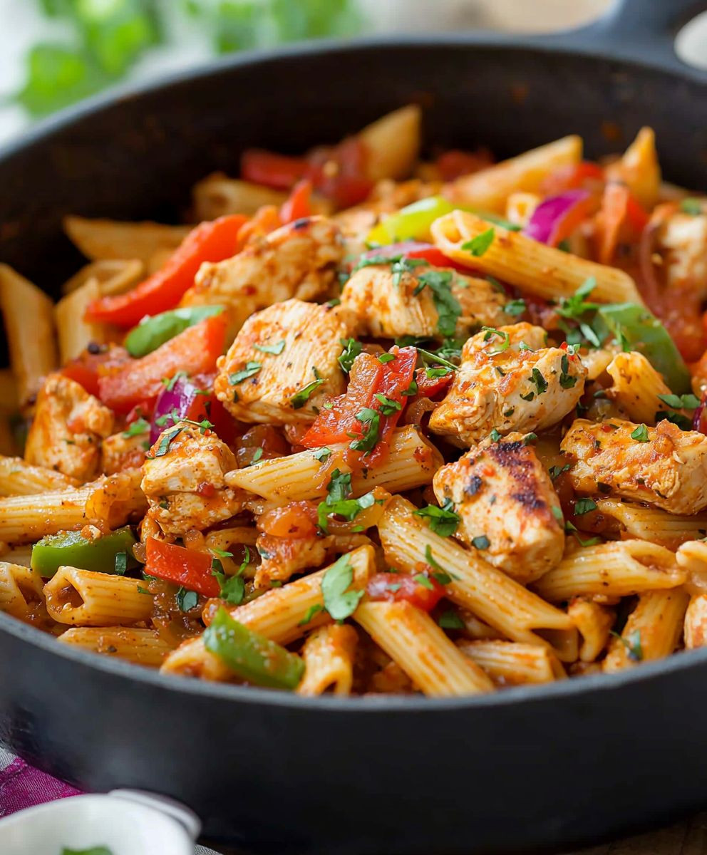 Pâtes Fajitas Poulet