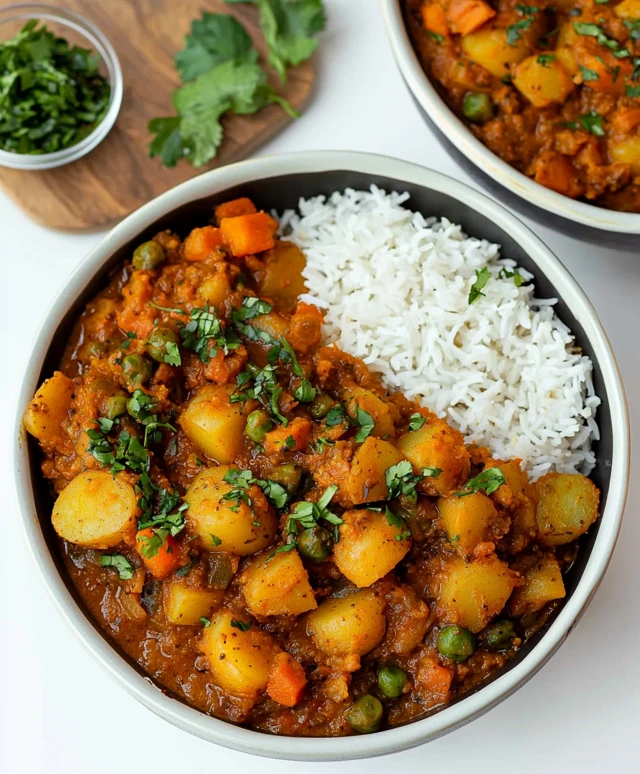 Curry de pommes de terre