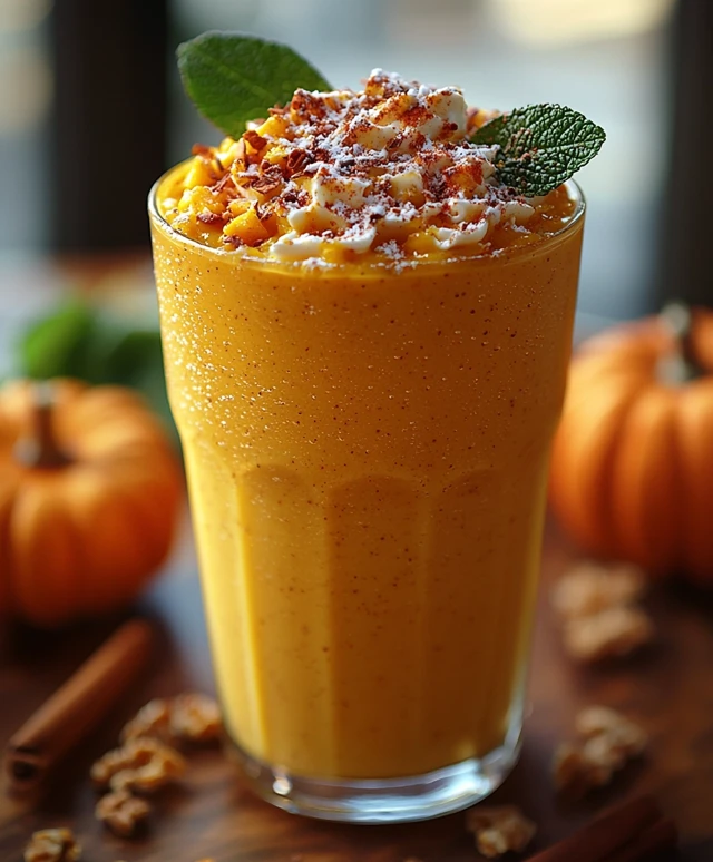 Smoothie tarte à la citrouille