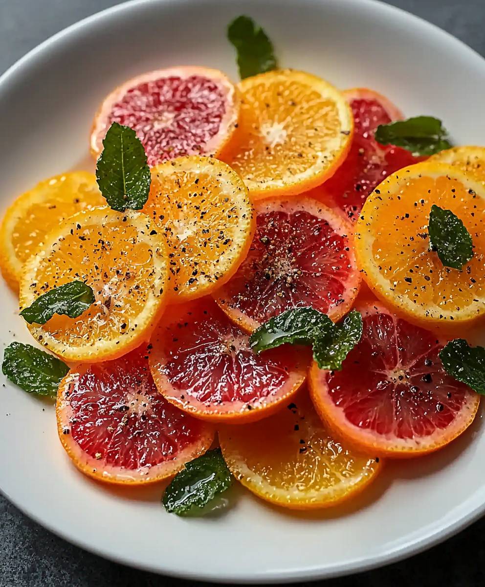 Salade ensoleillée aux agrumes