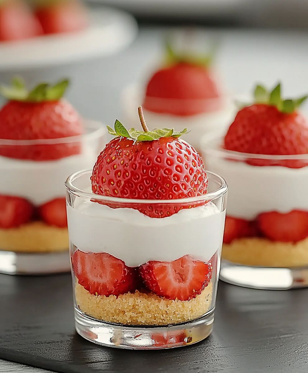 Desserts à la fraise faciles