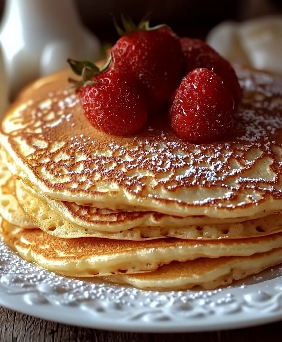 Crepes legeres a la vanille