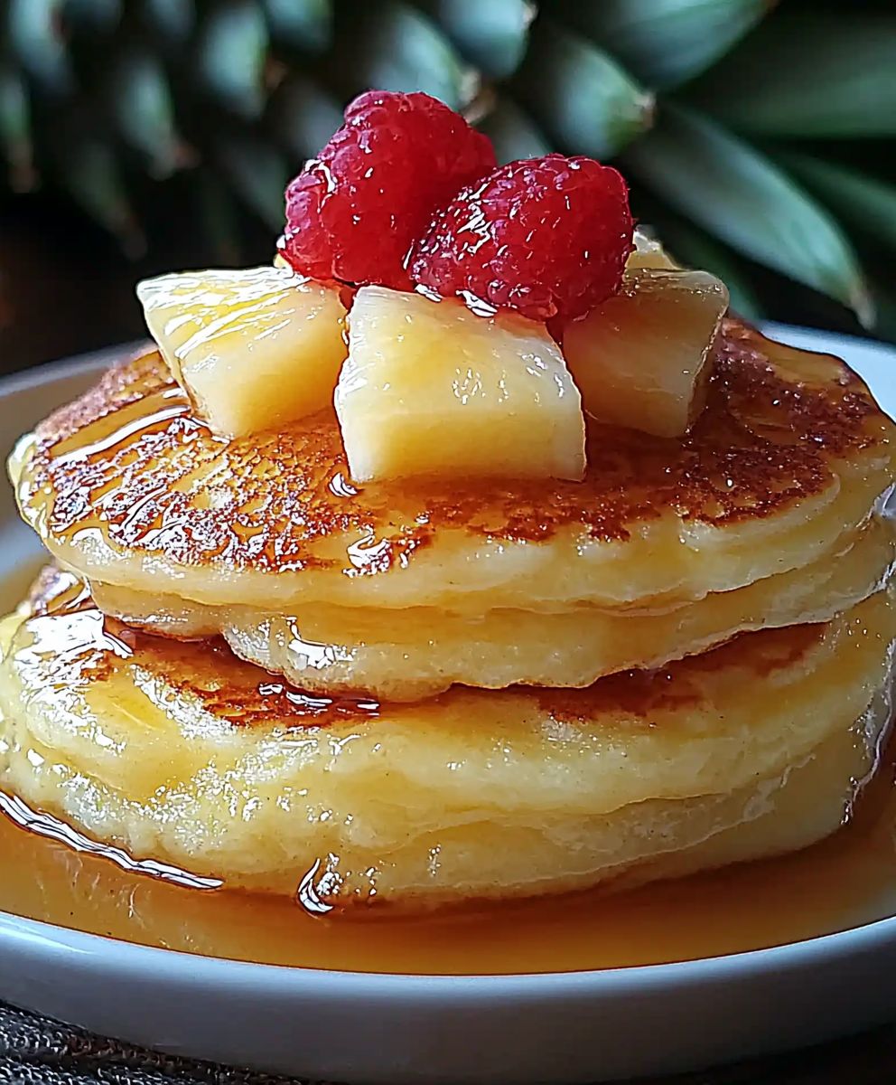 Crêpes ananas renversées