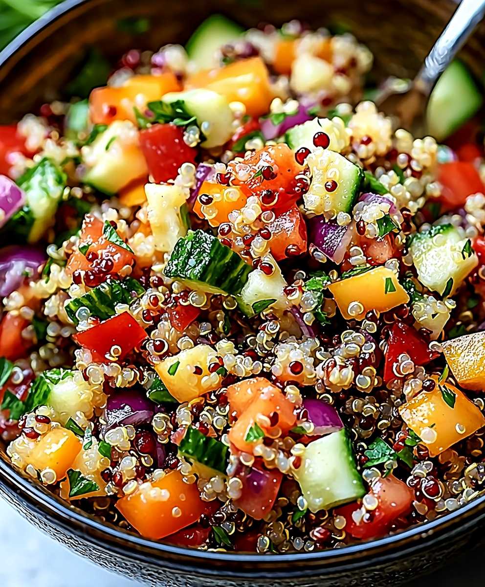 Salade santé au quinoa