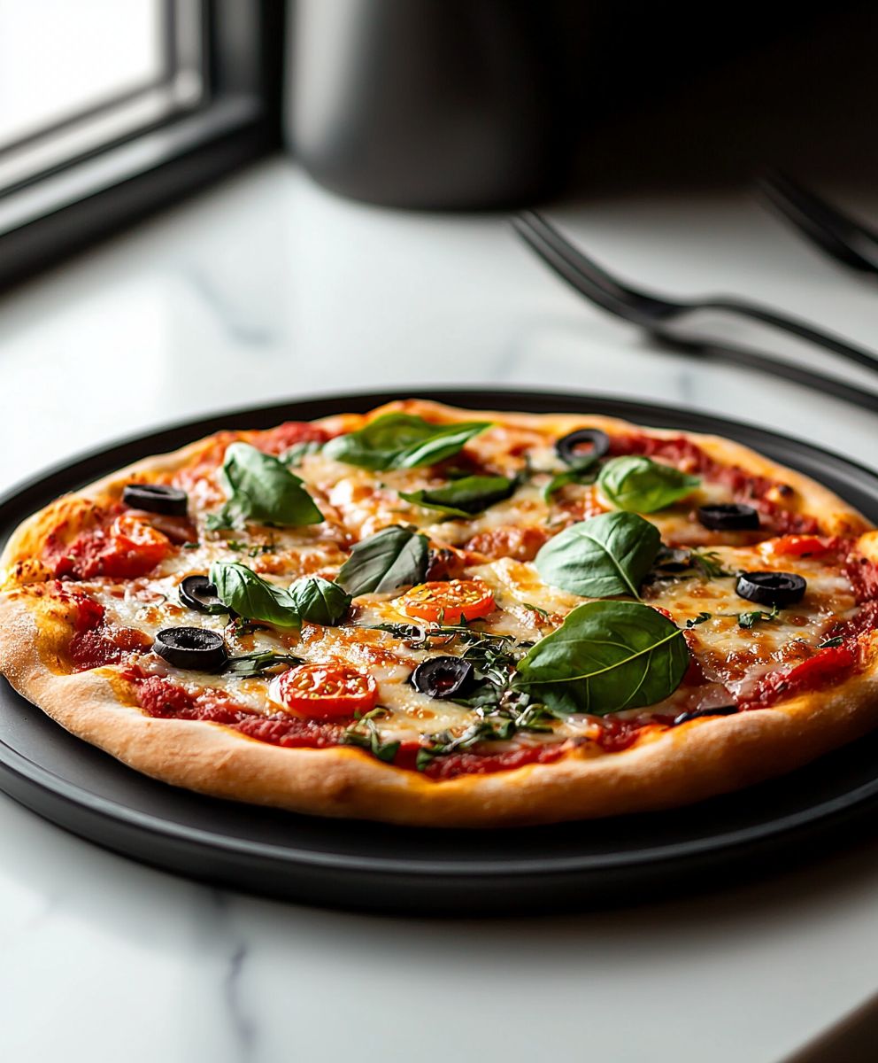 Pizza maison croustillante air fryer