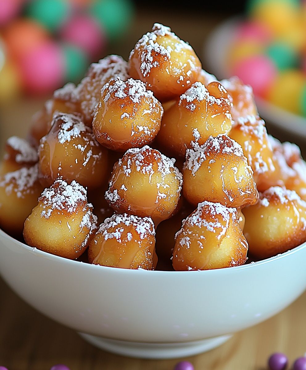 Bouchées gâteau entonnoir