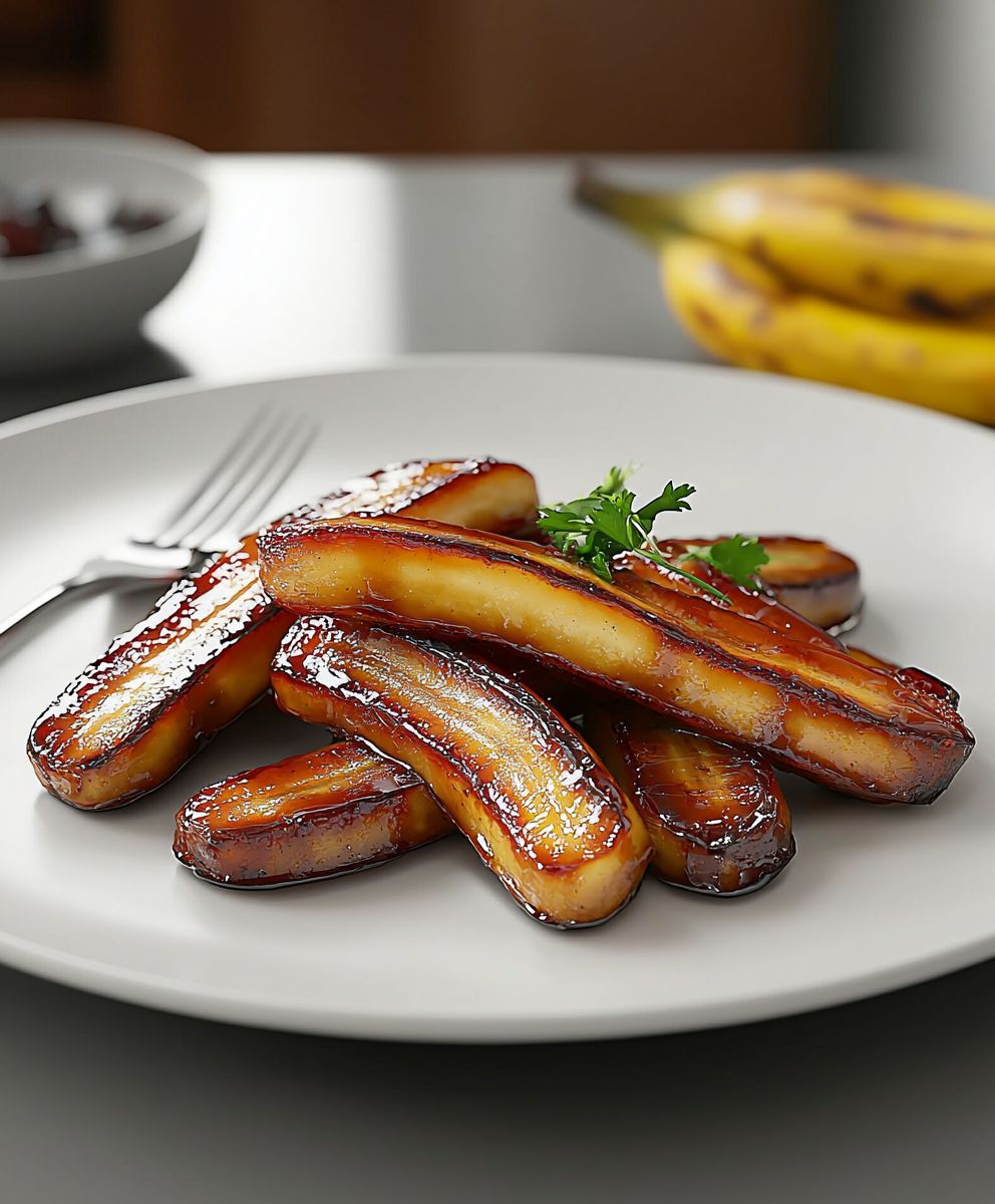 Bananes caramélisées air fryer Ninja