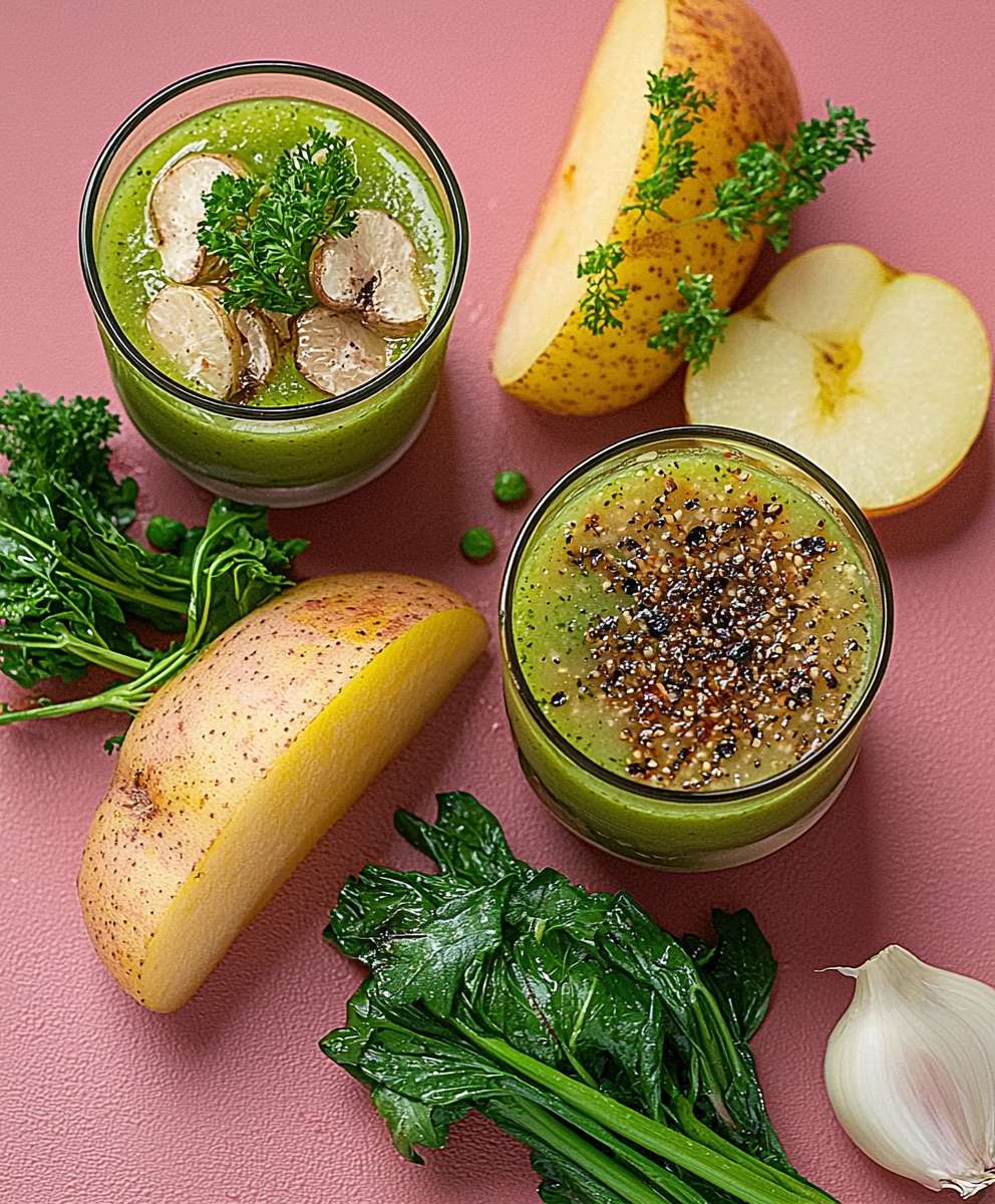 Jus detox celeri fenouil epinard