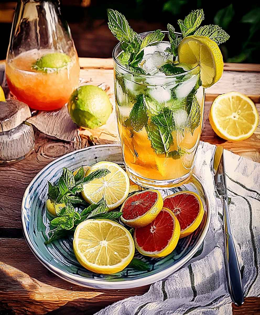 Citronnade à la menthe