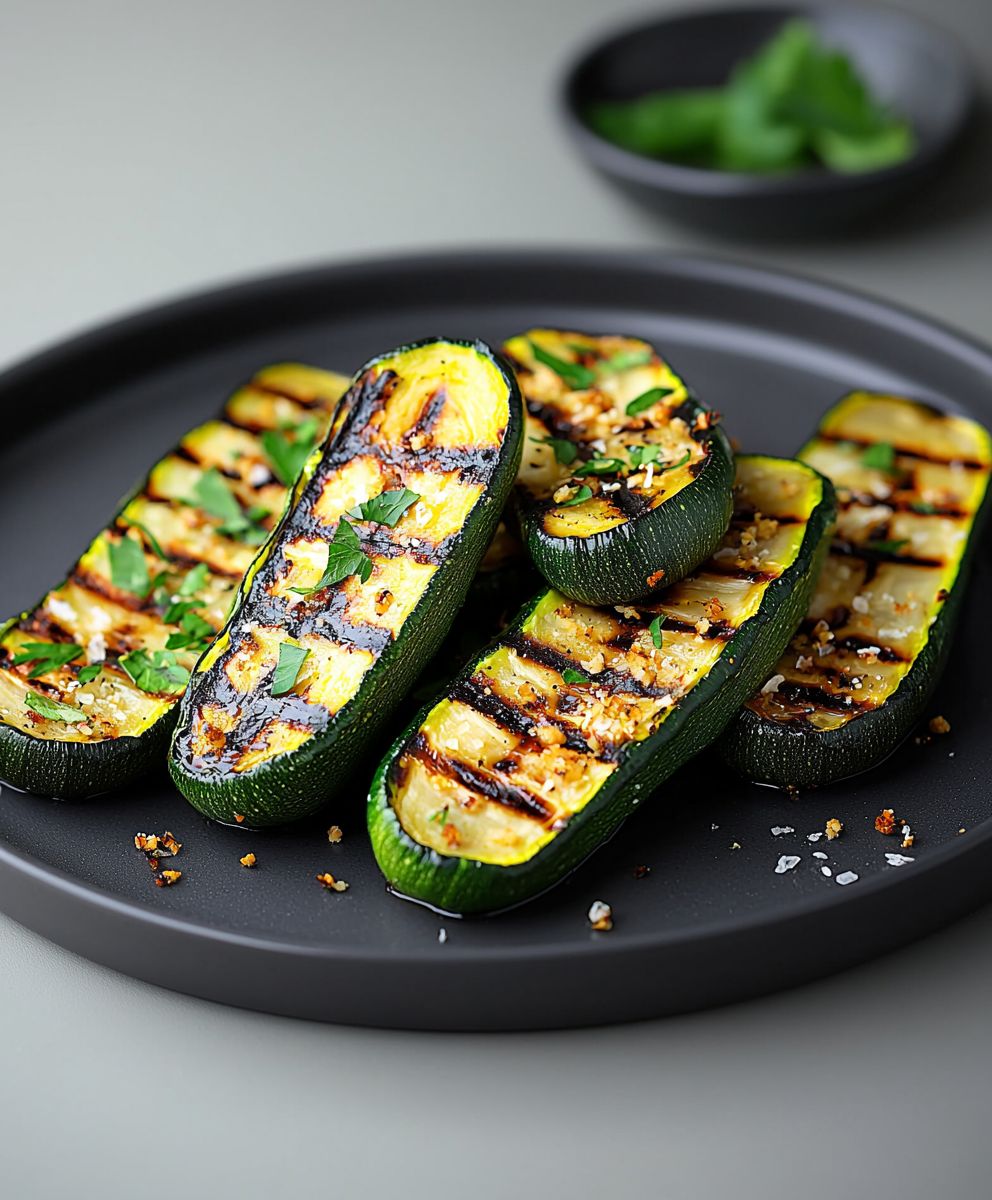 Courgettes grillées air fryer Ninja