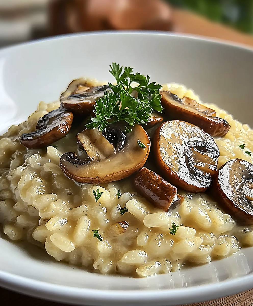 Risotto aux champignons