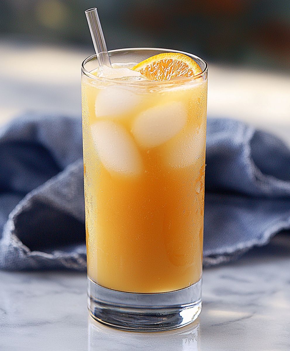 Boisson orange nouvelle