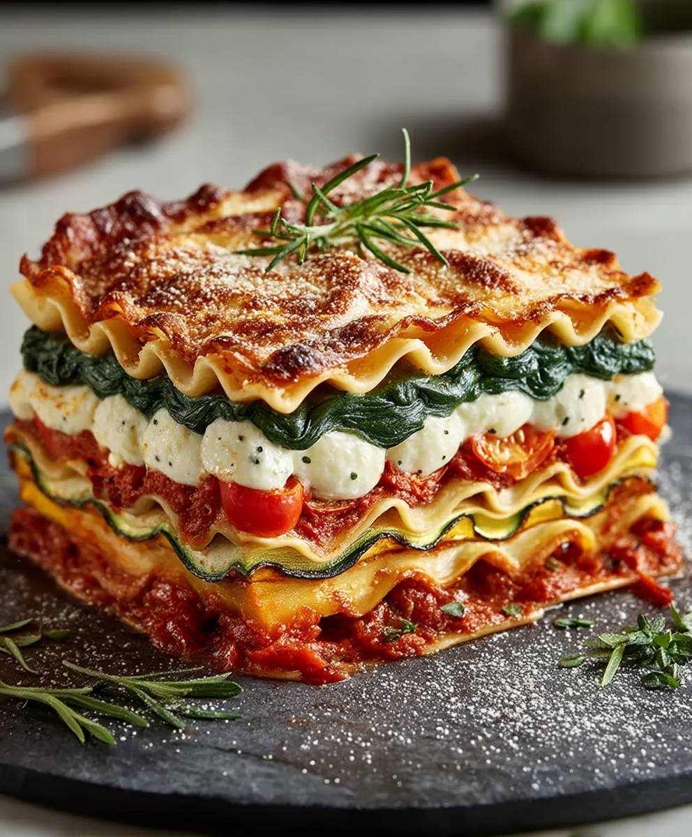 Lasagne légumes rôtis