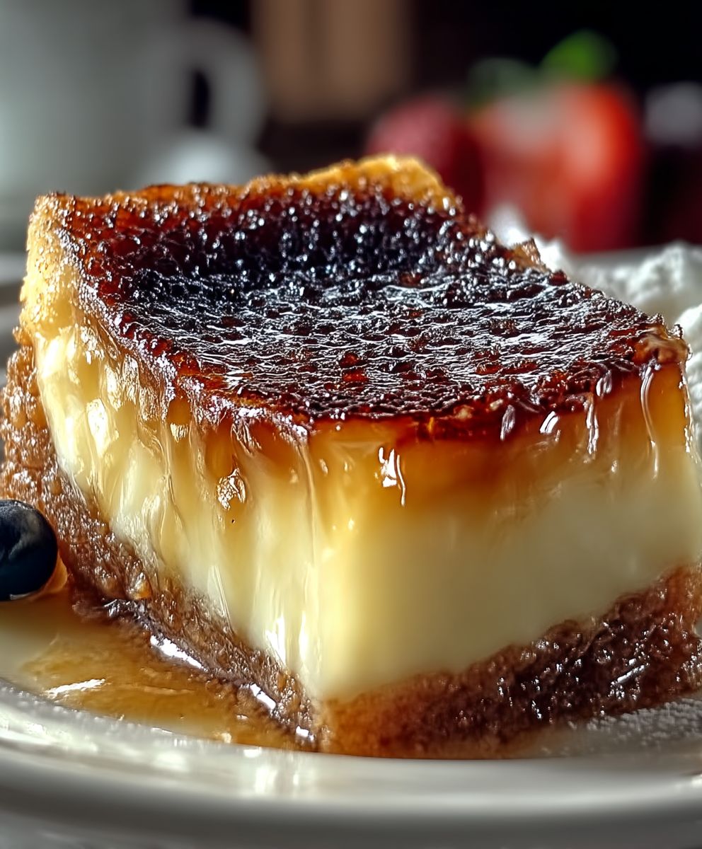 Kuchen crème brûlée
