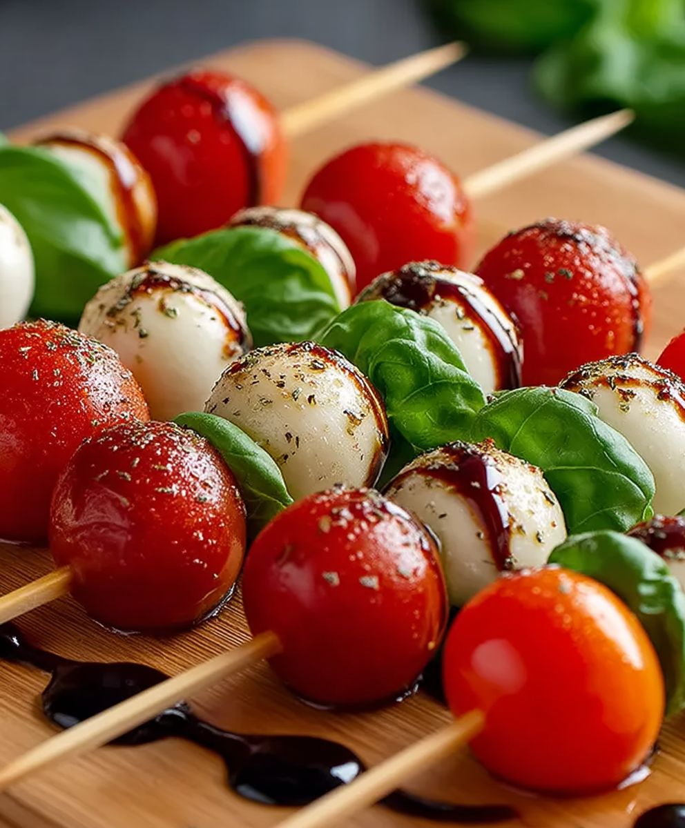 Brochettes Caprese