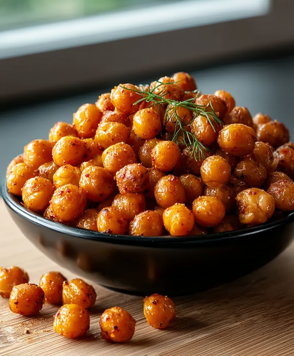Pois chiches rôtis épicés
