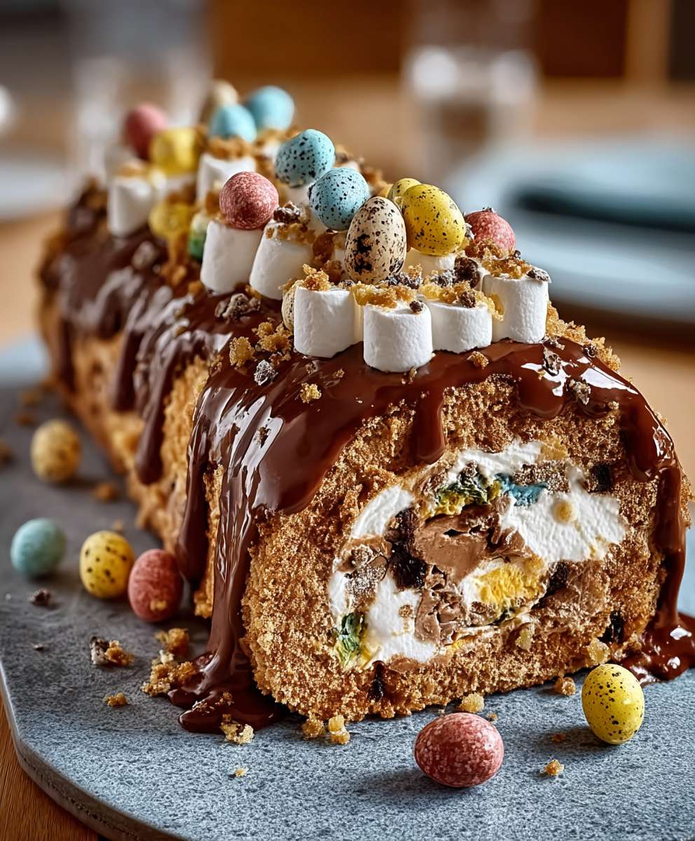 Roulade rocky road