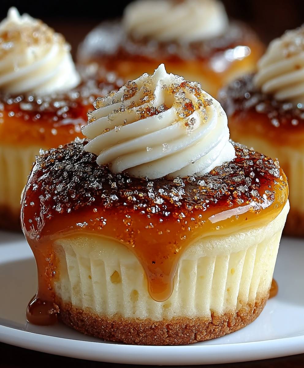 Cheesecake crème brûlée vanille