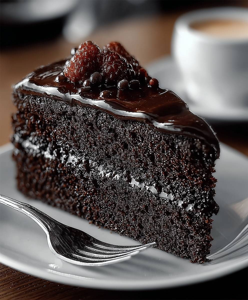 Gateau velours noir