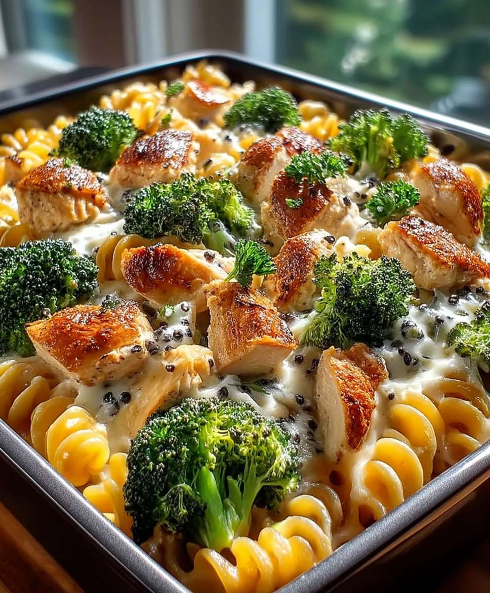 Casserole poulet brocoli plus saine