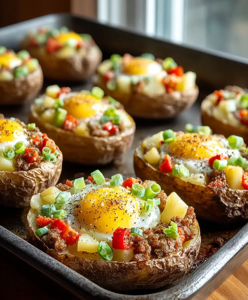 Bateaux pommes de terre oeufs
