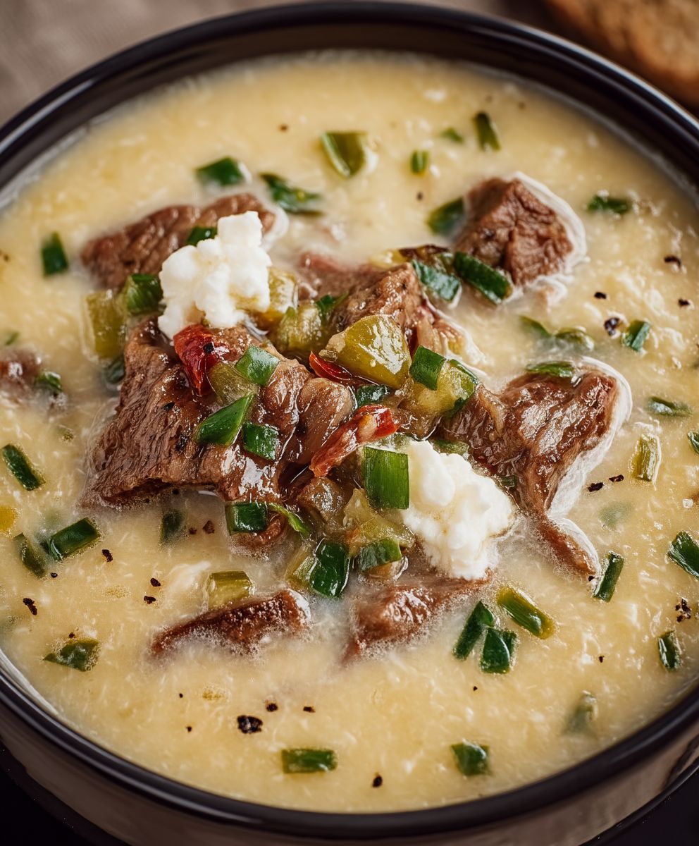 Soupe Philly Cheesesteak