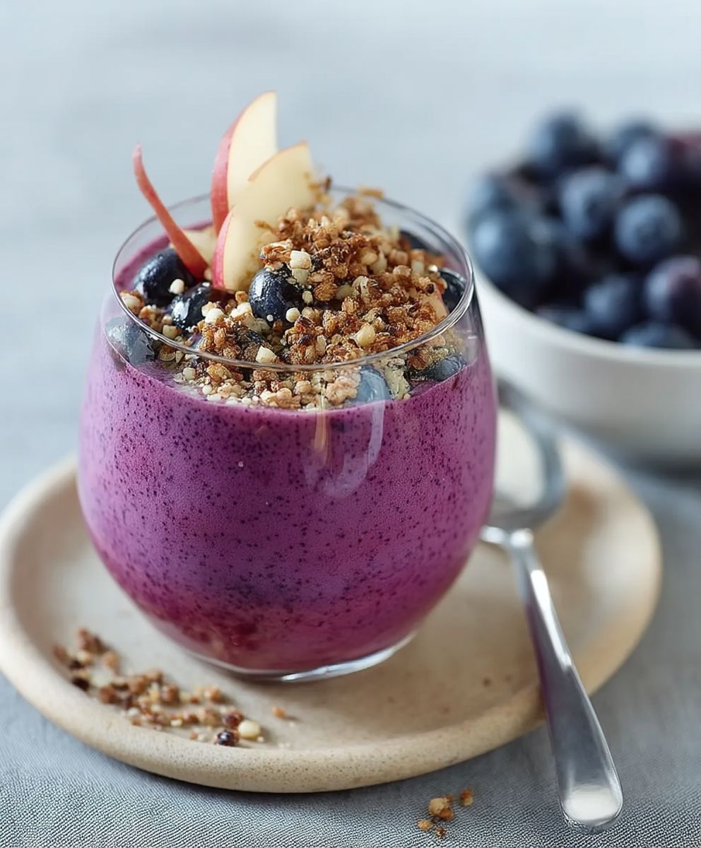 Smoothie myrtille facile