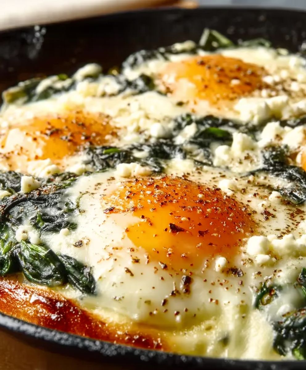 Oeufs Florentine au four