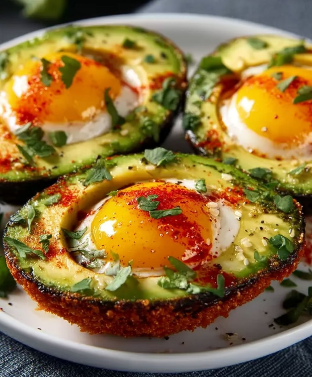 Oeufs avocat friteuse