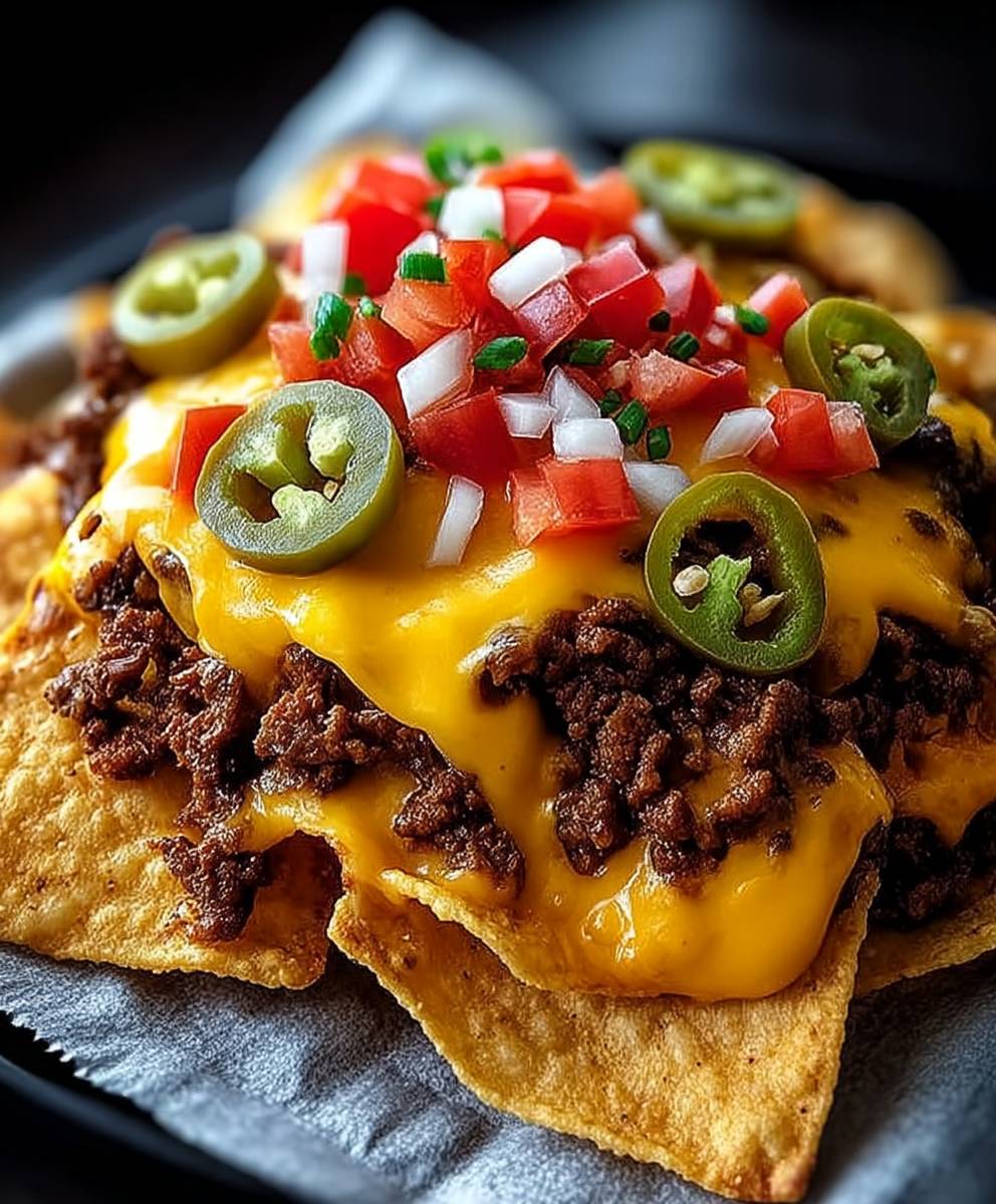 Nachos cheeseburger
