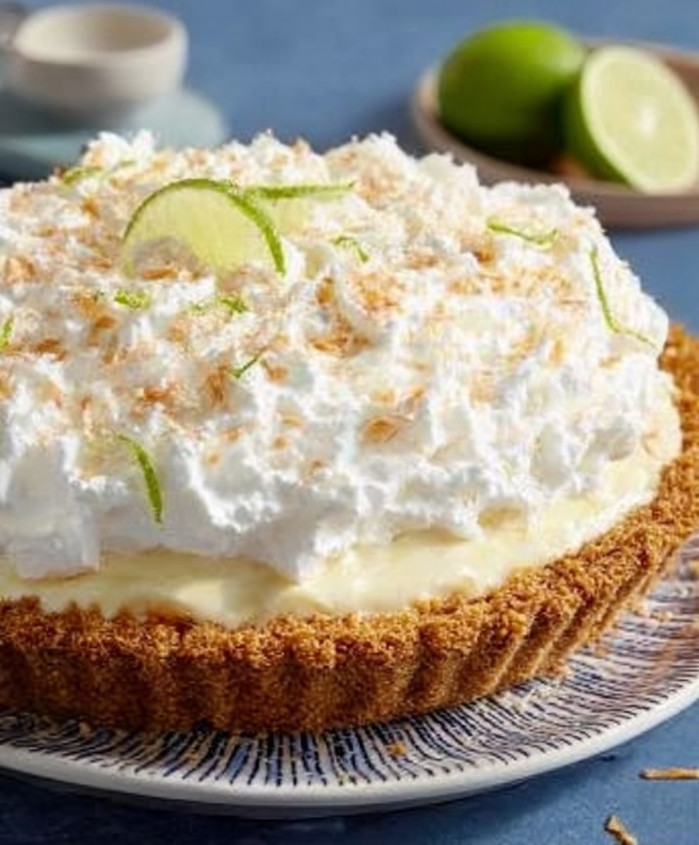 Tarte crème citron vert