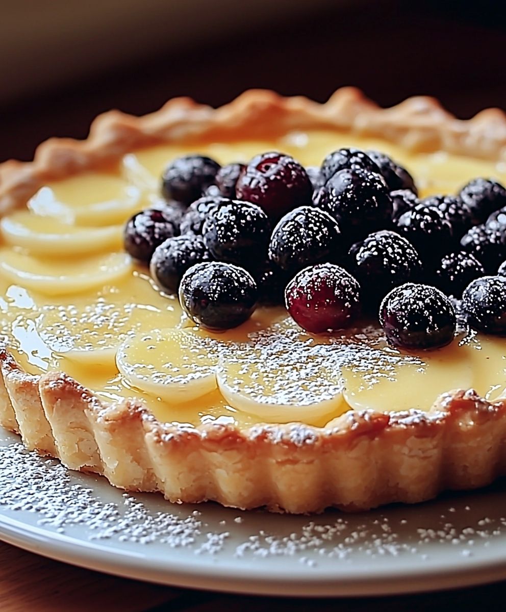 Tarte crème pâtissière