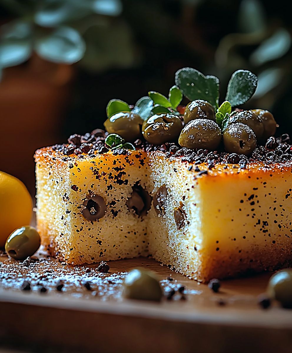 Cake aux olives facile
