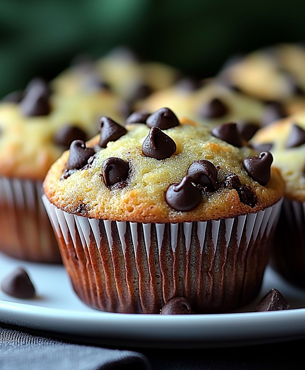 Muffins pépites chocolat maison