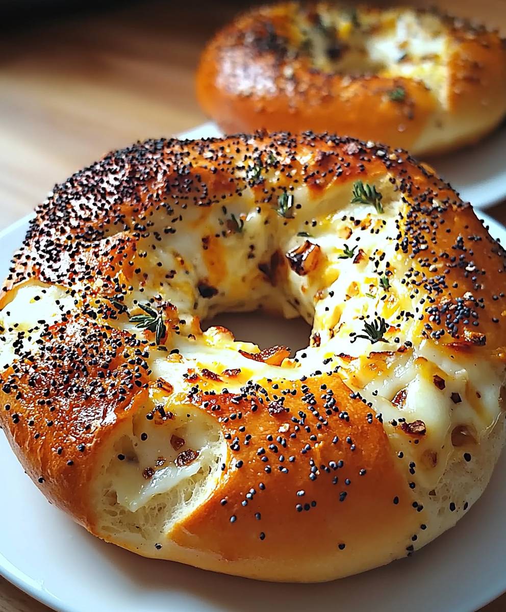 Bagels fromage ail