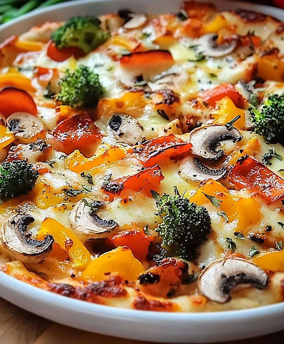 Trempette pizza végétarienne