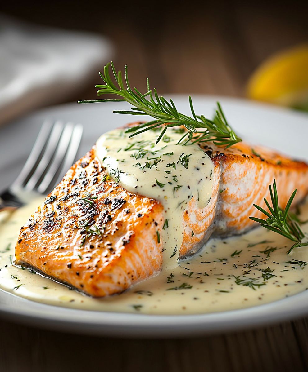 Saumon à la crème