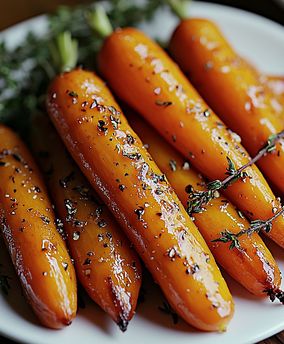 Carottes rôties au four