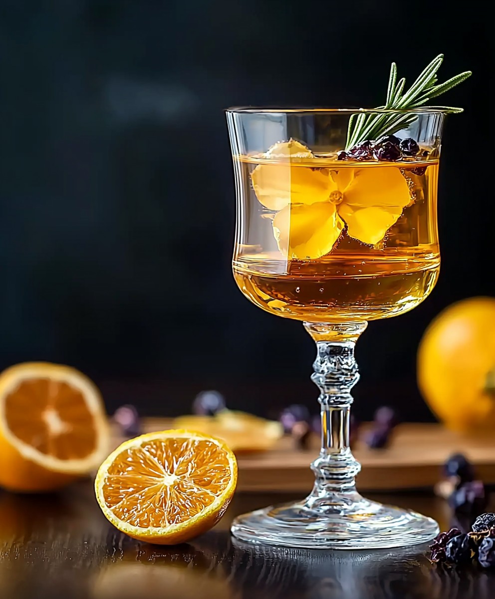 Apéritif à la gentiane maison