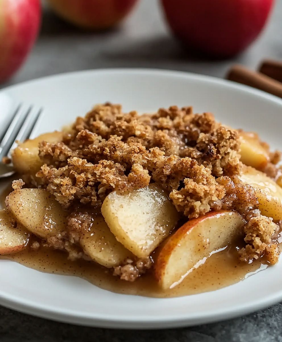 Croustillant pommes cannelle