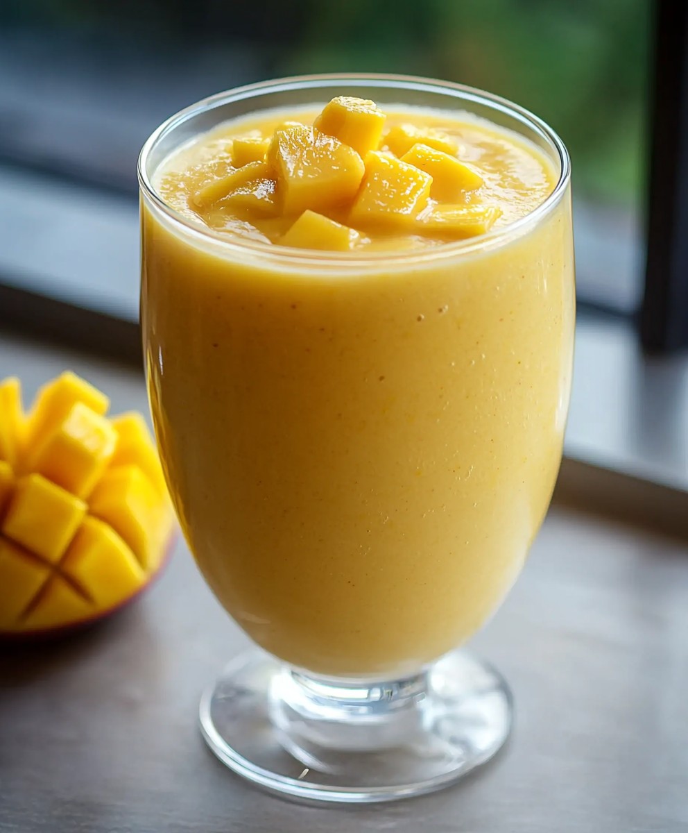 Smoothie tropical mangue